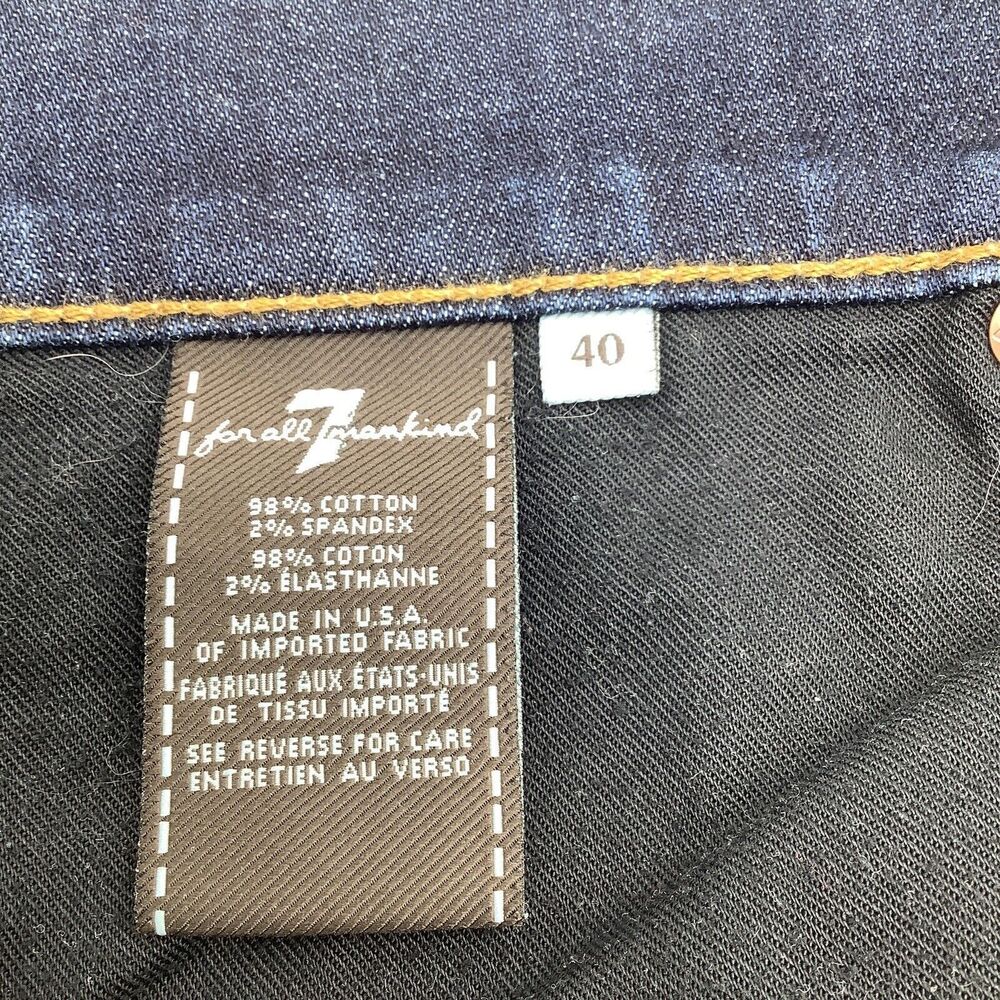 7 For All Mankind Mens Austyn Jeans Blue Size 40 x 27.5 - Picture 10 of 11